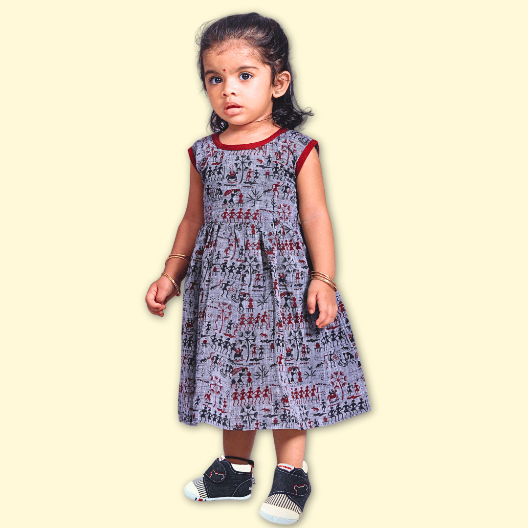 Cotton Frock for Newborn,3M,6M & 9M old Babies
